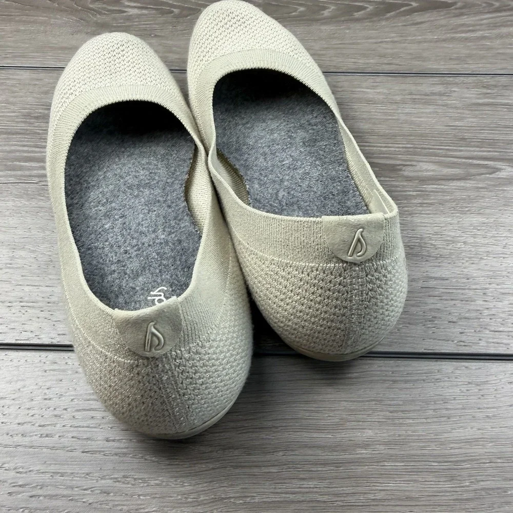 All Birds Women's Tree Breezers Slip On Ballet Flats Beige Size 9.5